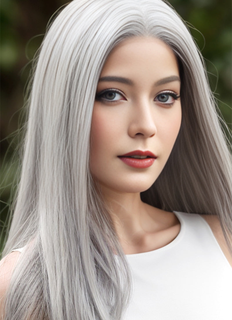 Silver hair clearance wig