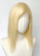 14" Long Straight Blonde Lace Front Remy Natural Hair Wig HH169 - wifhair