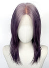 16" Long Straight Two Tone Purple Full Lace With Silk Top Virgin Natural Hair Wig HHW001