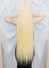 36" Extra Long Straight Bleach Blonde Lace Front Remy Natural Hair Wig HHW002