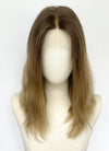 17" Long Wavy Brown Blonde Ombre Lace Front With Silk Top Remy Natural Hair Wig HHW009