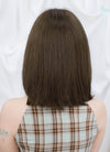 14" Medium Straight Brunette Lace Front Virgin Natural Hair Wig HHW014