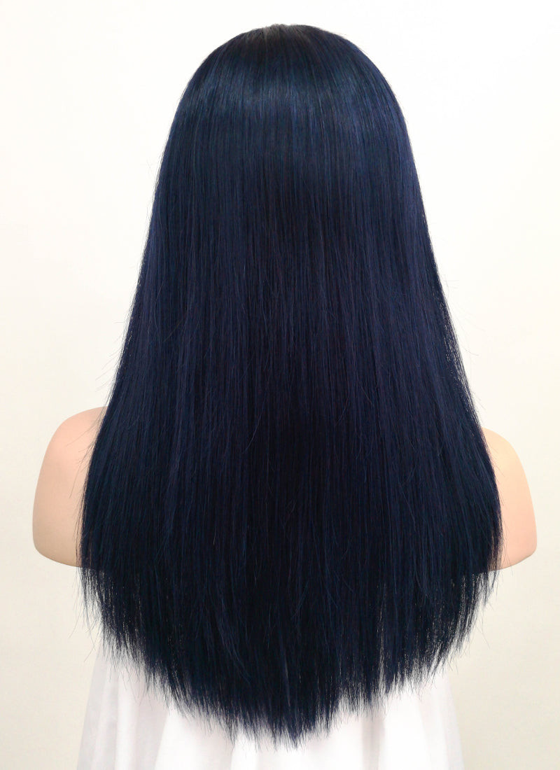 Blue shop straight hair