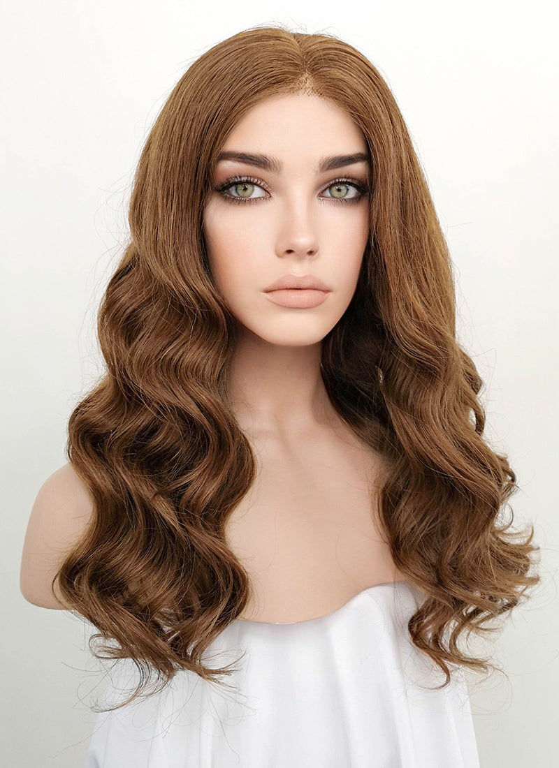 Lace front outlet wig light brown