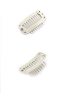 Black / Light Brown / Dark Brown / Cream 9 Teeth Snap Clips - wifhair